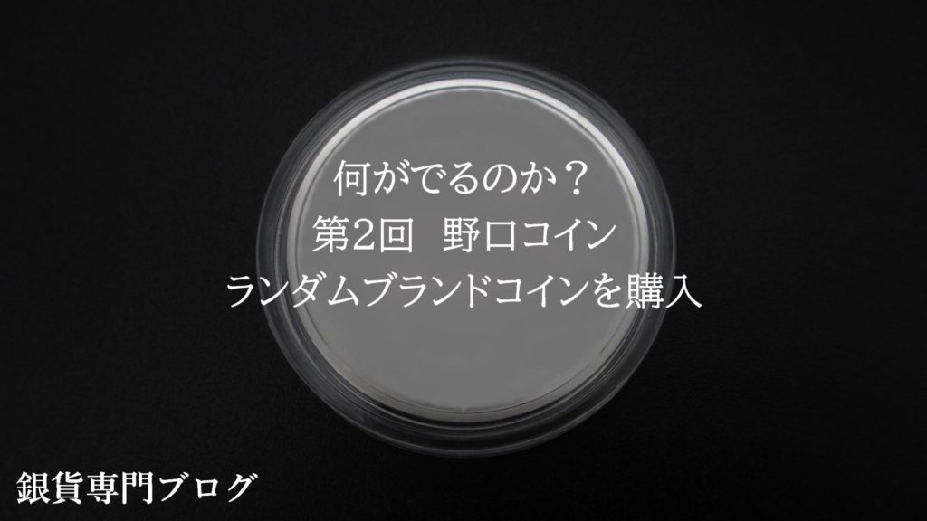 何がでるのか？第2回野口コイン、ランダムブランドコインを購入