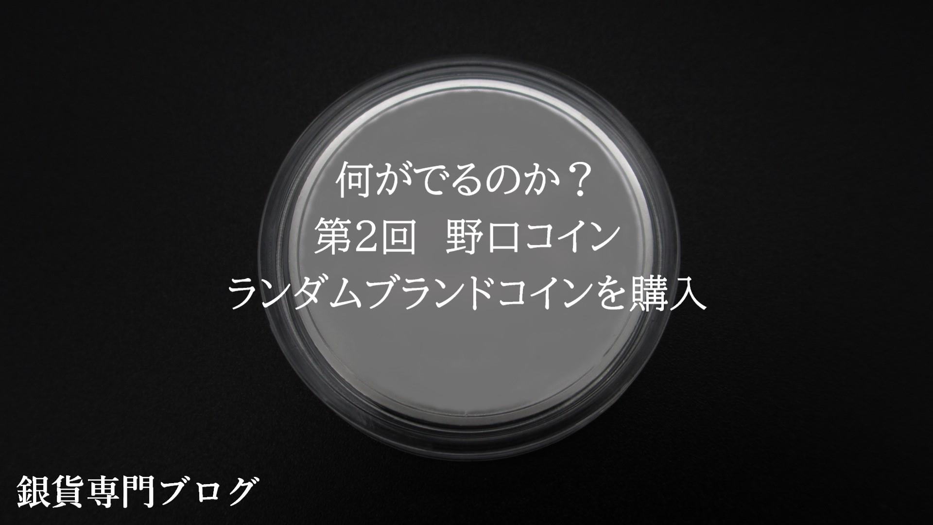 何がでるのか？第2回野口コイン、ランダムブランドコインを購入