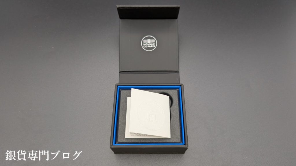 ケースの中の2024 22.2グラム フランス ハローキティ 銀貨 プルーフ 【proof】 10ユーロ