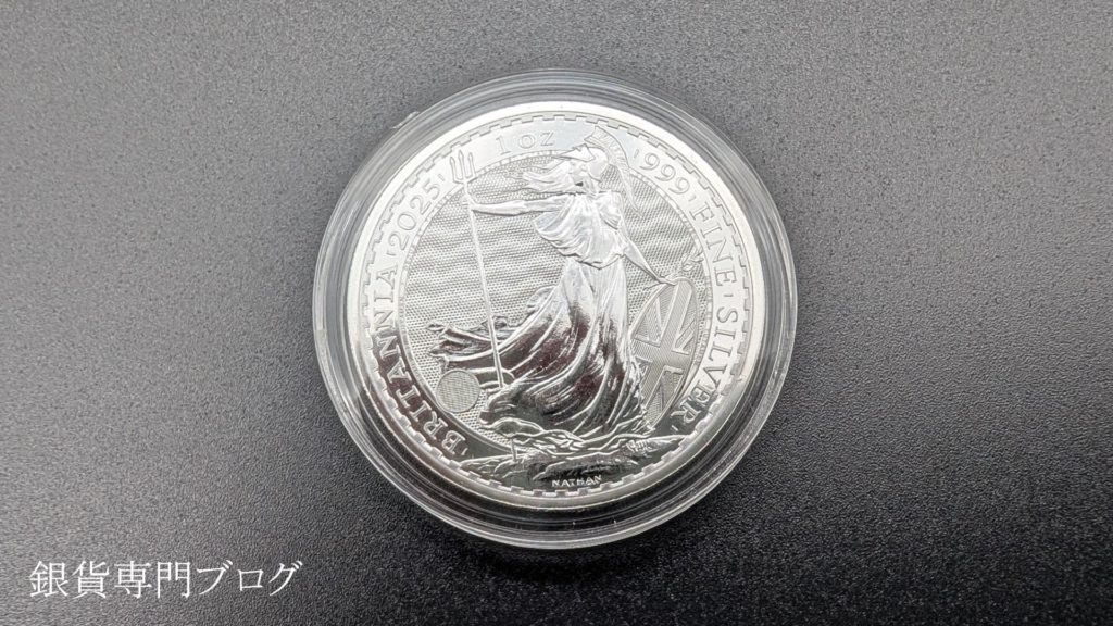 イギリス 2025 チャールズ3世 ブリタニア 2ポンド 1オンス 銀貨