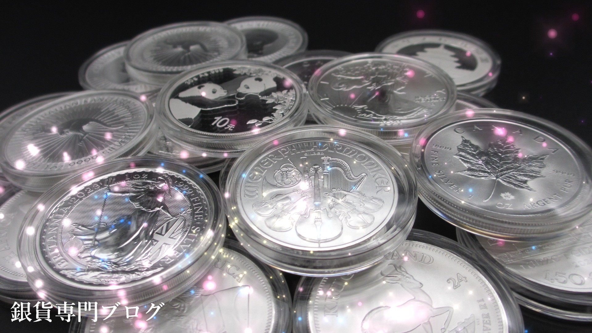 光る銀貨たち